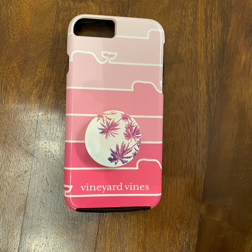 iPhone 6/6s Vineyard Vines phonecase, + popsocket